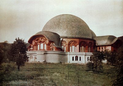 Pierwsze Goetheanum, widok z przodu na południe, Dornach, Szwajcaria, 1922 autorstwa Unbekannt