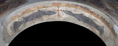 Ryba oskrzydlająca krzyż z Santa Maria de Taüll autorstwa Unbekannt