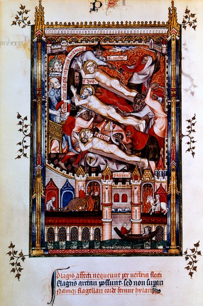 Biczowanie św. Denisa, św. Rustyka i św. Eleuteriusza, 1317 autorstwa Unbekannt