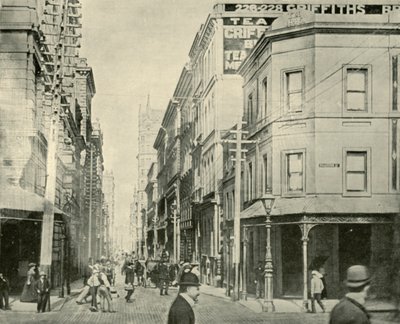 Flinders Lane, Melbourne, 1901. autorstwa Unbekannt