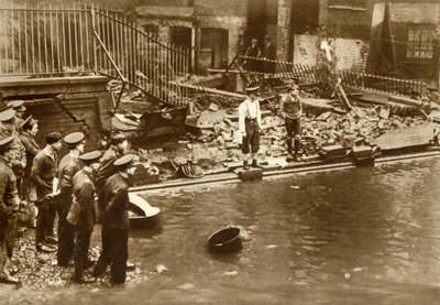 Powódź w Londynie, 1928, 1935. autorstwa Unbekannt