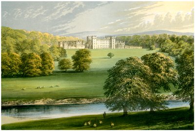 Zamek Floors, Roxburghshire, Szkocja, książę Roxburghe, c1880 autorstwa Unbekannt