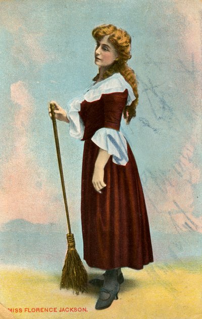Florence Jackson, brytyjska aktorka, ok. 1908 r. autorstwa Unbekannt