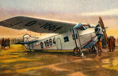 Samolot Focke-Wulf A28 Habicht, lata 20., 1932. autorstwa Unbekannt