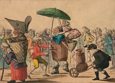 Folies De Carnaval, koniec XVIII-początek XIX wieku. autorstwa Unbekannt
