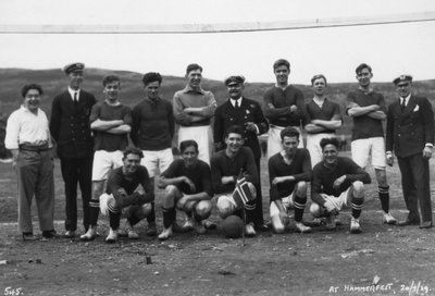 Drużyna piłkarska, Hammerfest, północna Norwegia, 20 lipca 1929 autorstwa Unbekannt