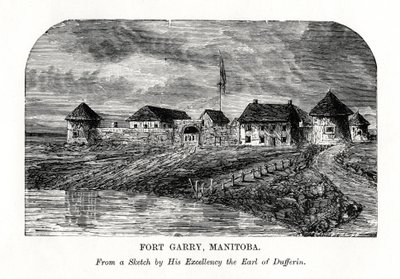 Fort Garry, Manitoba, Kanada, koniec XIX wieku autorstwa Unbekannt