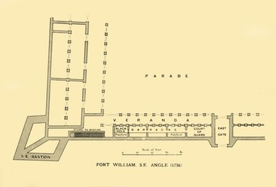 Fort William, SE Kąt, 1756, 1925. autorstwa Unbekannt