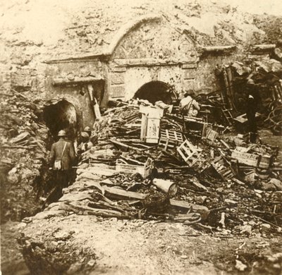 Fort Souville, Verdun, północna Francja, c1914-c1918 autorstwa Unbekannt