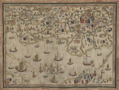 Forty Zeelandia i Provintia oraz miasto Tainan, XIX wiek. autorstwa Unbekannt