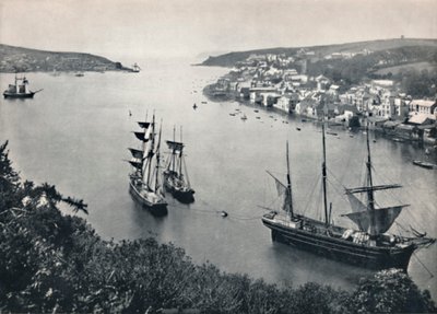 Fowey - Wejście do portu, 1895 autorstwa Unbekannt