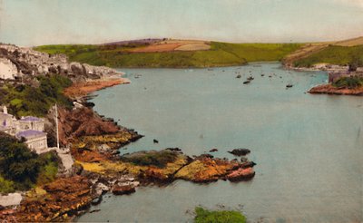 Port Fowey z Zamku, ok. 1930 autorstwa Unbekannt