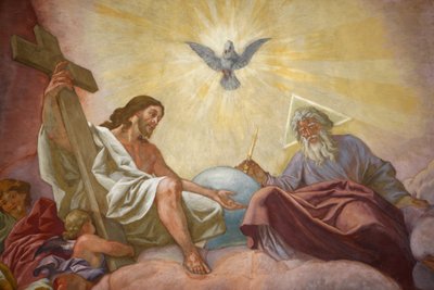 Kościół Franciszkanów w Wiedniu Jezus, Bóg i Duch Święty, Wiedeń, Austria autorstwa Unbekannt