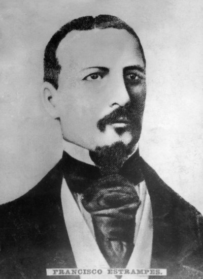 Francisco Estrampes 1827-1855, kubański nauczyciel i dziennikarz, ok. 1910 autorstwa Unbekannt