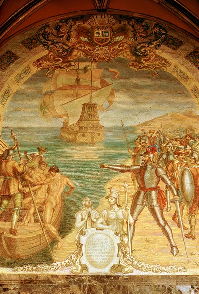 Francisco Pizarro c1478-1541, hiszpański konkwistador autorstwa Unbekannt