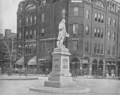 Statua Franklina, Waszyngton, D.C., ok. 1897. autorstwa Unbekannt