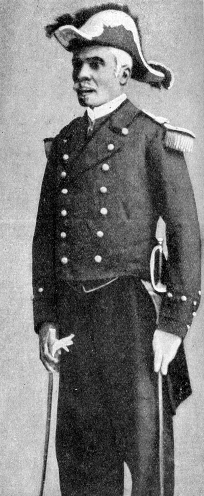 François C. Antoine Simon, prezydent Haiti, przebrany za admirała, 1922 autorstwa Unbekannt