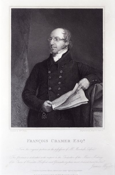 Francois Cramer Esq. autorstwa Unbekannt