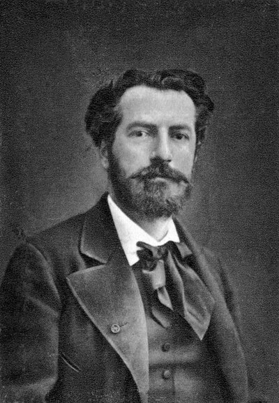 Fryderyk Bartholdi, francuski rzeźbiarz, 1880 autorstwa Unbekannt