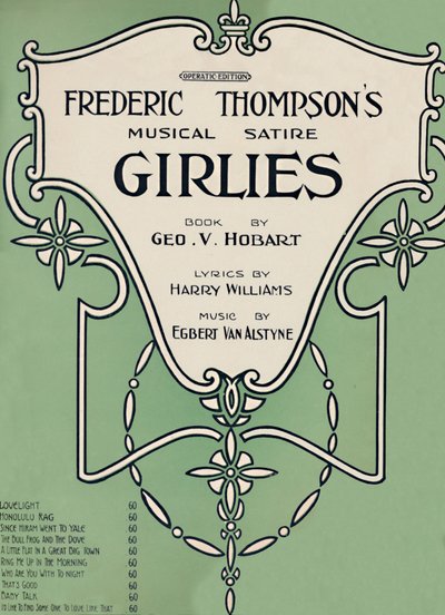 Frederic Thompsons Musical Satyry Dziewczęce, 1911. autorstwa Unbekannt