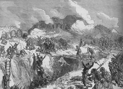 Francuski atak na Malakhoff, c1880 autorstwa Unbekannt