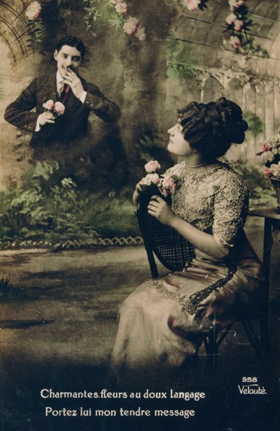 Pocztówka francuska, ok. 1900 autorstwa Unbekannt