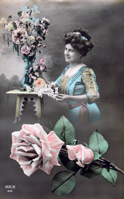 Pocztówka francuska, ok. 1900 autorstwa Unbekannt