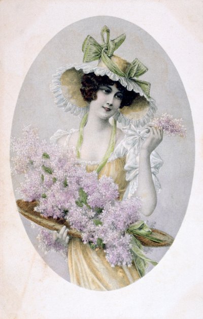 Pocztówka francuska, ok. 1900 autorstwa Unbekannt