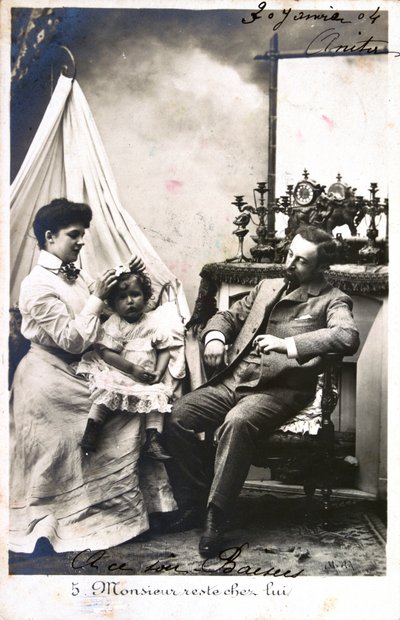 Pocztówka francuska, ok. 1900 autorstwa Unbekannt