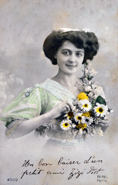 Pocztówka francuska, ok. 1900 autorstwa Unbekannt