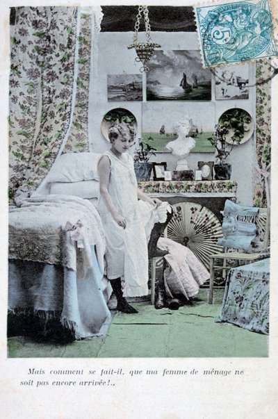 Pocztówka francuska, ok. 1900 autorstwa Unbekannt