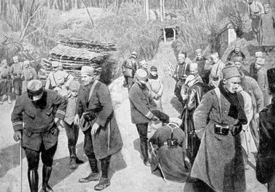 Francuscy żołnierze kolonialni w Pikardii, Francja, I wojna światowa, 1915 autorstwa Unbekannt