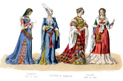 Strój francuski: Karol VIII, Ludwik XII, 1882 autorstwa Unbekannt