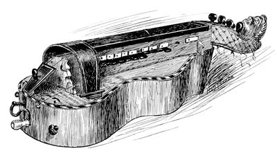 Francuska lira korbowa lub vielle, ok. 1750, 1901 autorstwa Unbekannt