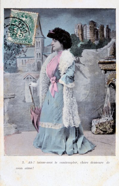 Pocztówka francuska, ok. 1900 autorstwa Unbekannt