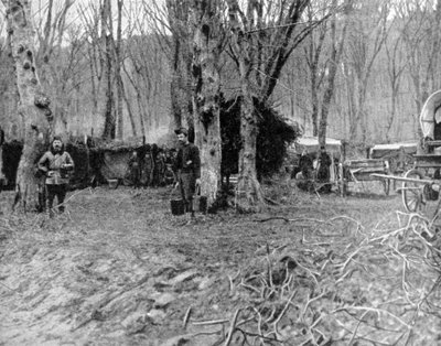 Francuska strefa odpoczynku i kuchnia dla zup za liniami, I wojna światowa, 1915 autorstwa Unbekannt