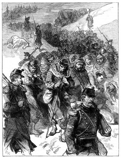 Rekolekcje francuskie do Szwajcarii, 30 stycznia-1 lutego 1871 c1880 autorstwa Unbekannt