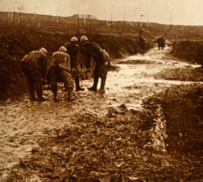 Żołnierze francuscy, Froideterre, Francja, c1914-c1918 autorstwa Unbekannt