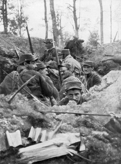 Wojska francuskie w systemie okopów Calonne, Francja, lipiec 1915 r. autorstwa Unbekannt