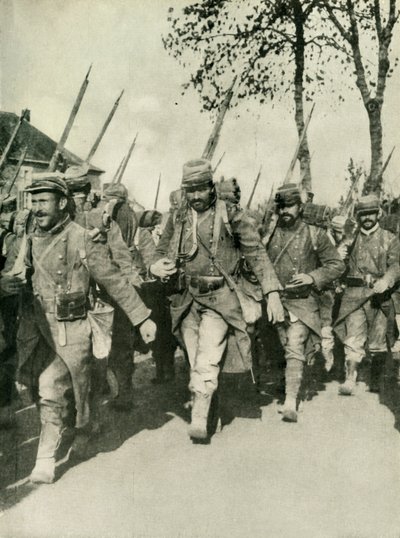 Marsz wojsk francuskich, I wojna światowa, 1914-1918, ok. 1920 r. autorstwa Unbekannt