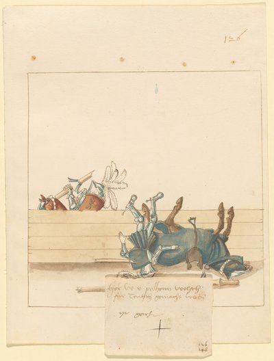 Freydal, Księga potyczek i turnieju cesarza Maksymiliana I: Walki... Tablica 114, c1515. autorstwa Unbekannt