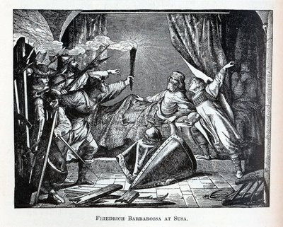 Fryderyk Barbarossa w Suzie, 1882 r. autorstwa Unbekannt