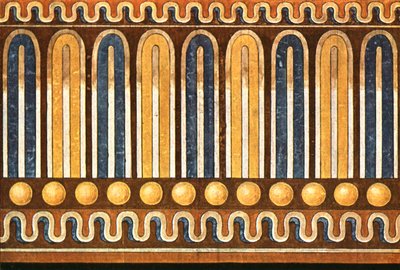 Fryz z grobowca François Tomba François w Vulci, Włochy, 1928. autorstwa Unbekannt