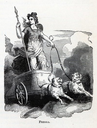 Frigga, 1882 autorstwa Unbekannt