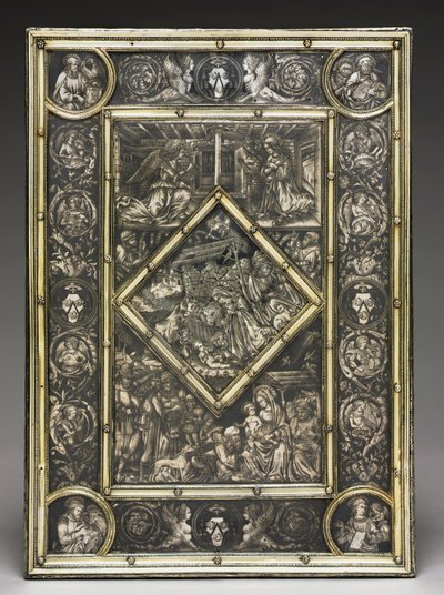 Przednia okładka Ewangeliarza francuskiego kardynała Jeana La Balou 1421-1491, c. 1467-1468. autorstwa Unbekannt