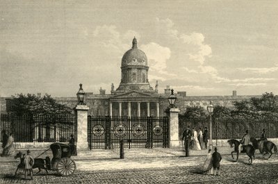 Widok z przodu szpitala Betlejem, ok. 1876 r. autorstwa Unbekannt