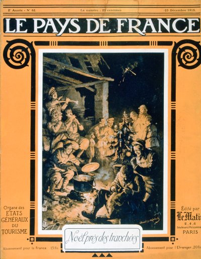 Przednia okładka Le Pays de France, 23 grudnia 1915 autorstwa Unbekannt