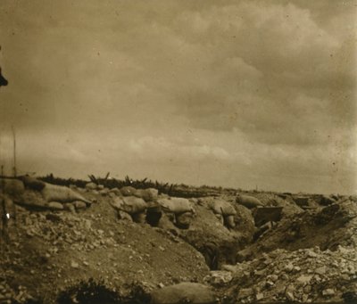 Linia frontu, Jonchery, północna Francja, c1914-c1918 autorstwa Unbekannt