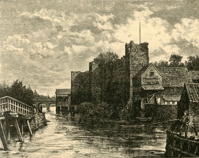 Front zamku Newark, 1898. autorstwa Unbekannt