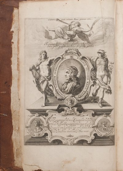 Frontyspis z Portretem Owidiusza, Metamorfozy, Oxford, 1632 autorstwa Unbekannt